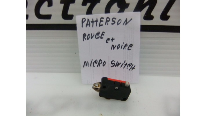 Patterson rouge et noire micro switch 